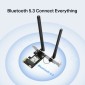 MERCUSYS κάρτα δικτύου WiFi 6 & Bluetooth MA80XE, 3000Mbps AX3000, PCIe, V2.0