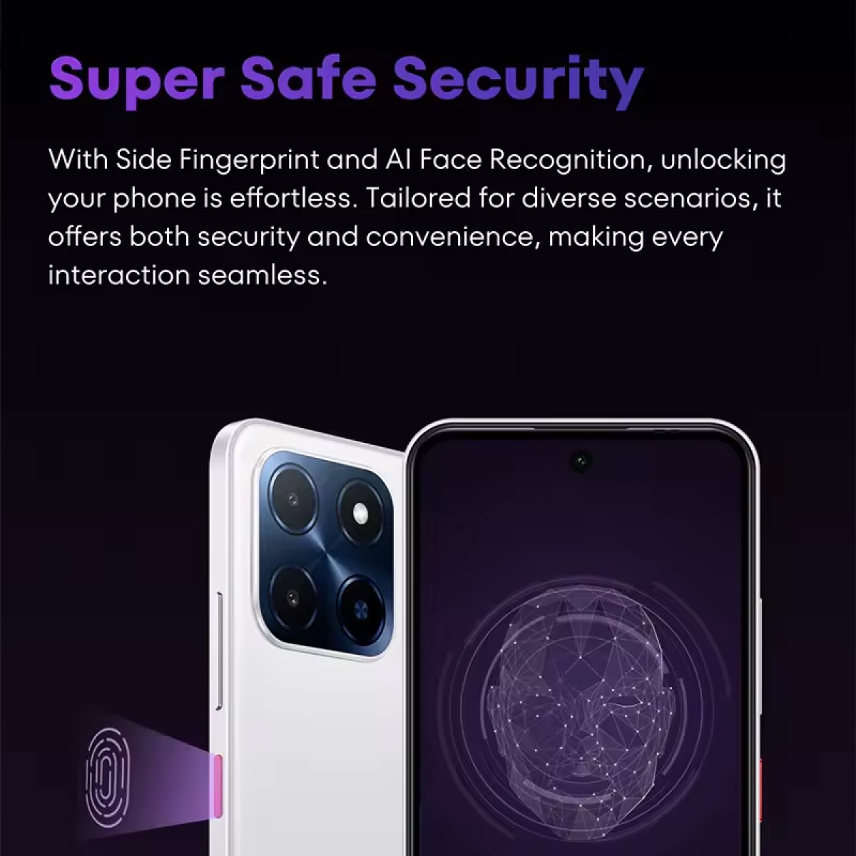 MEIZU smartphone Mblu 22, 6.79", 3/64GB, 5000mAh, μαύρο