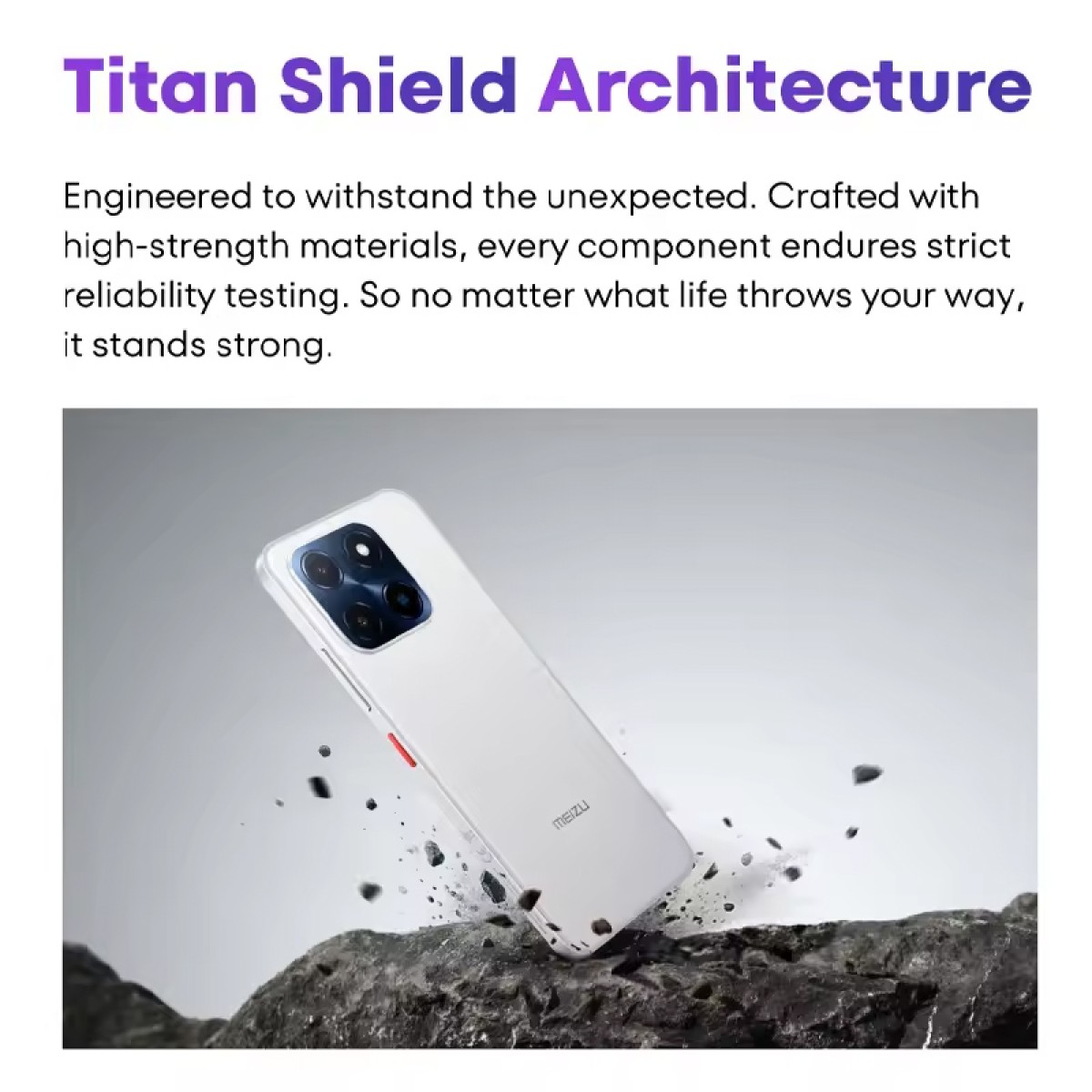 MEIZU smartphone Mblu 22, 6.79", 3/64GB, 5000mAh, λευκό