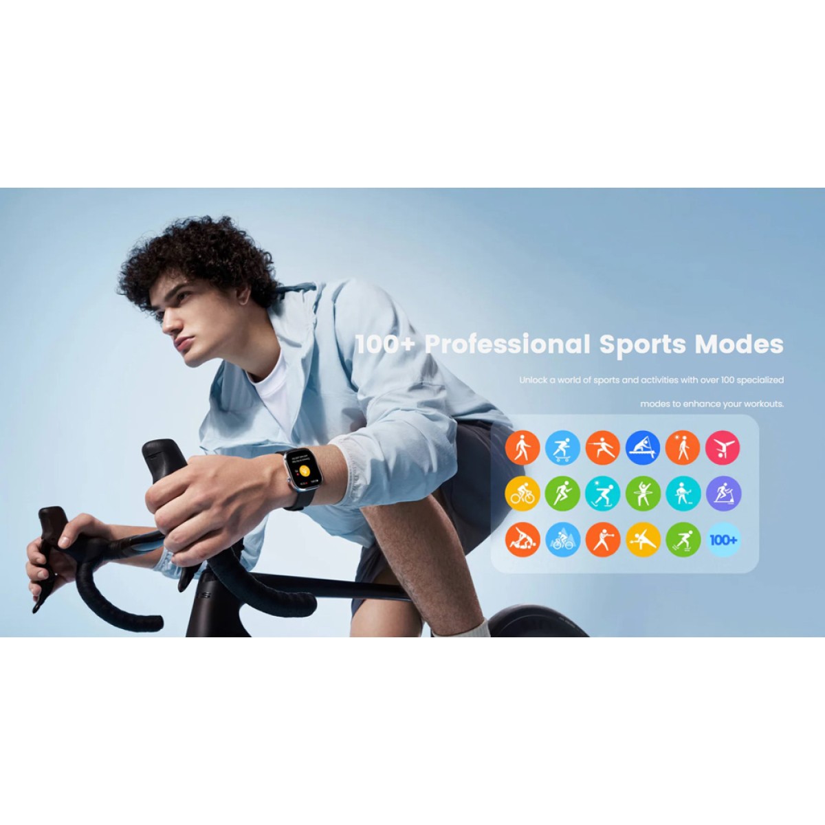 MIBRO smartwatch C4, heart rate, 2.01" TFT, 2 ATM, γκρι