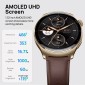 MIBRO smartwatch Lite 3 Pro με 2x λουράκια, heart rate, 1.32" AMOLED, GPS, 5 ATM, γκρι/καφέ