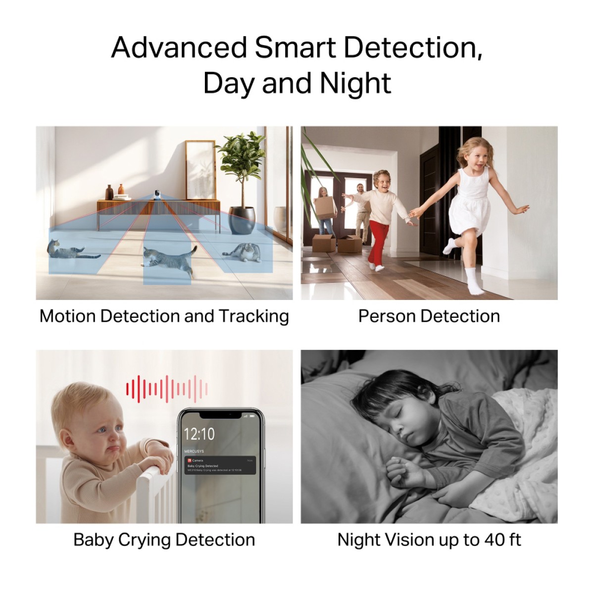 MERCUSYS smart κάμερα MC210, 2K/3MP, WiFi, PTZ, SD, EU/1.0