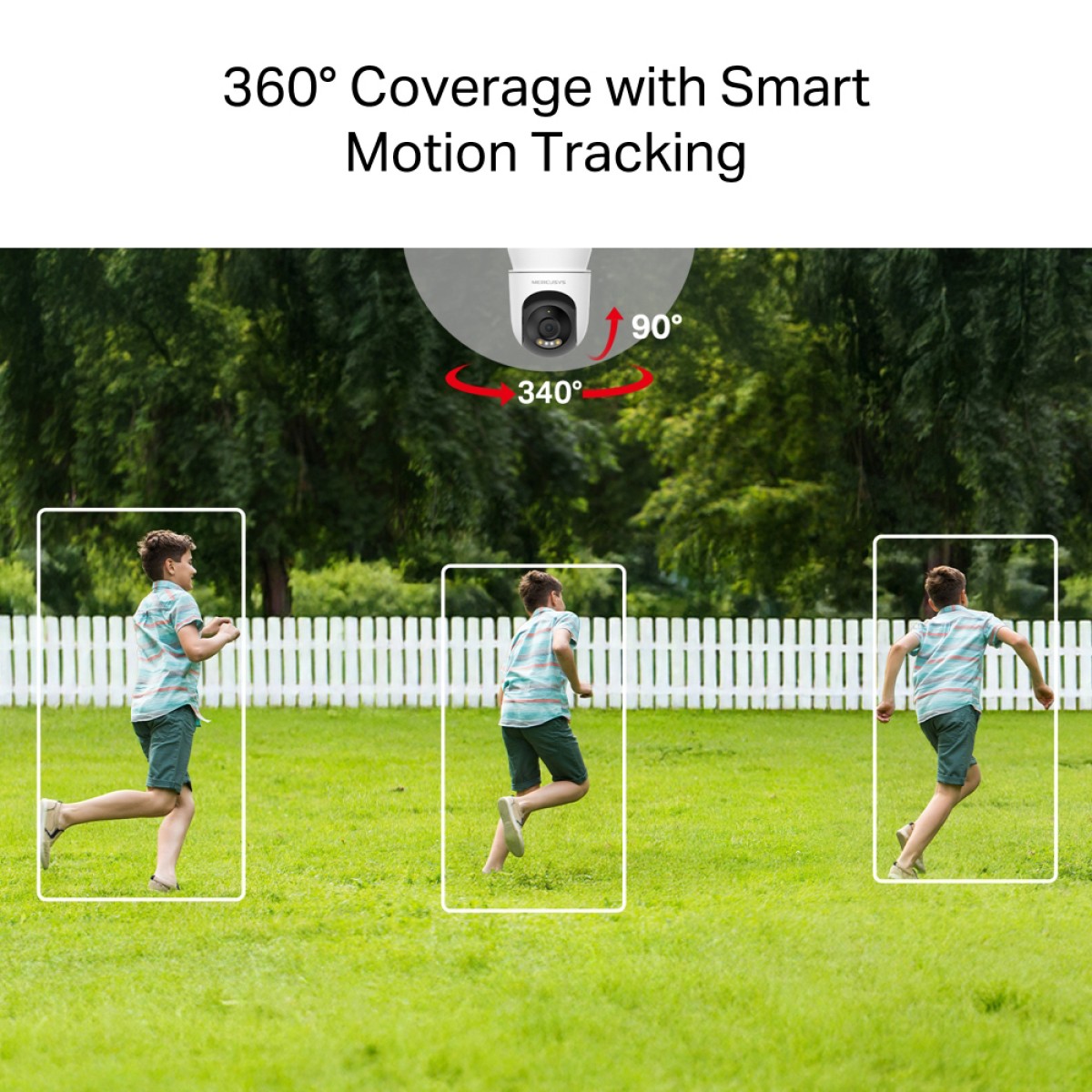 MERCUSYS smart κάμερα MC500, 1080p, WiFi, PTZ, SD, IP65, EU/1.0