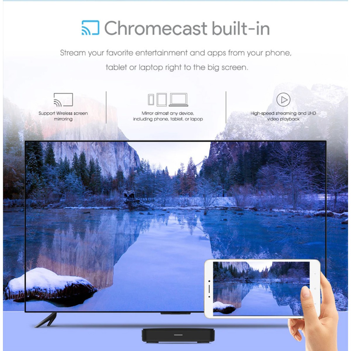 MECOOL TV Box KM7 SE, Google πιστοποίηση, 4K, 2/32GB, WiFi, Android 11