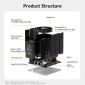 BEELINK mini PC/NAS ME Mini με 6x θέσεις M.2, Intel N95, 12GB, 1TB M.2, Windows 11 Home