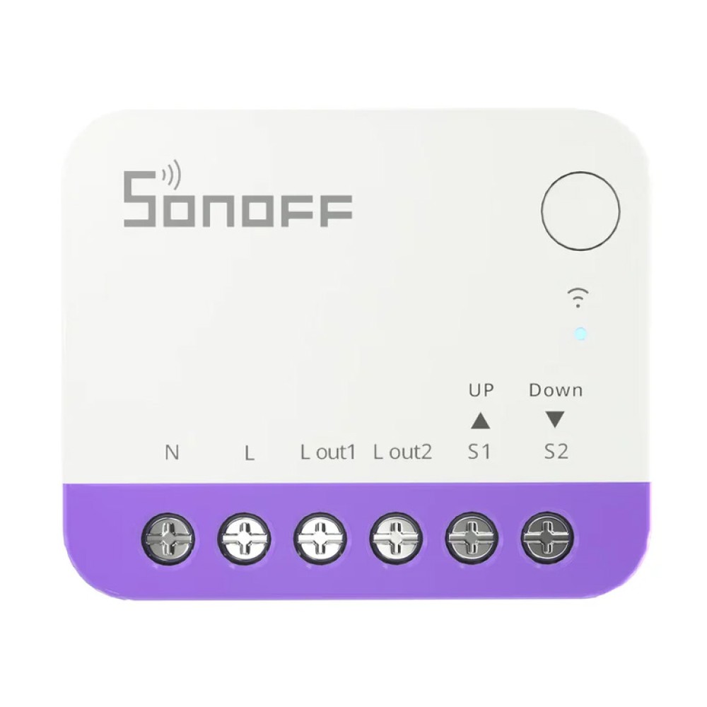 SONOFF smart διακόπτης MINI-RBS για μηχανισμό κουρτινών, WiFi, συμβατός με Matter, λευκός