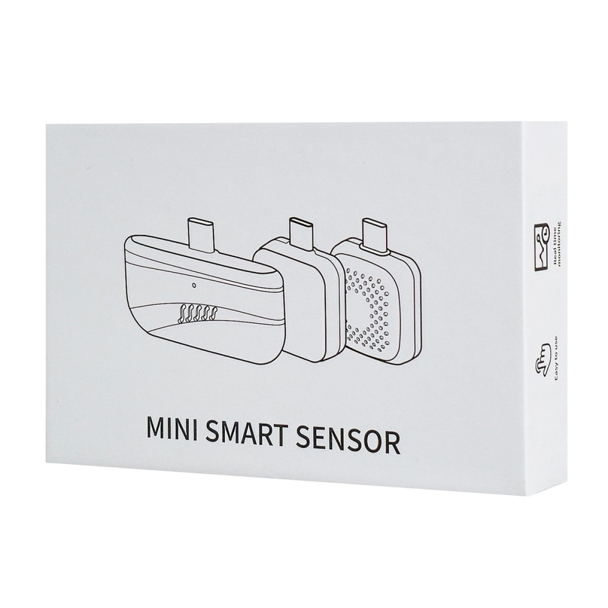 HANWEI μίνι μετρητής μονοξειδίου του άνθρακα MINI600-CO-T για smartphone, USB-C, 0~1000ppm