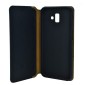 POWERTECH Θήκη Slim Leather για Samsung J6 Plus 2018, μαύρη