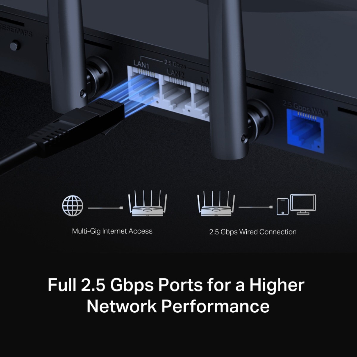 MERCUSYS router MR47BE, WiFi 7, 9.3Gbps BE9300, Tri-Band, V2.0