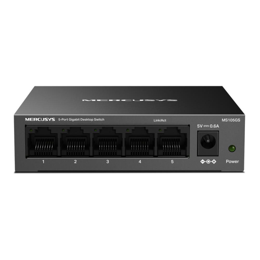 MERCUSYS desktop switch MS105GS, 5x Gigabit θύρες, V2.0