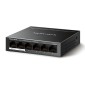 MERCUSYS Desktop Switch MS106LP, 6x 10/100 Mbps, PoE+, Ver. 1.0