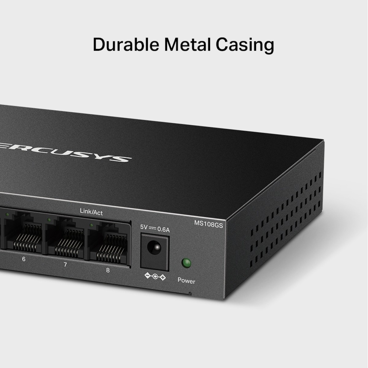 MERCUSYS desktop switch MS108GS, 8x Gigabit θύρες, V1.0