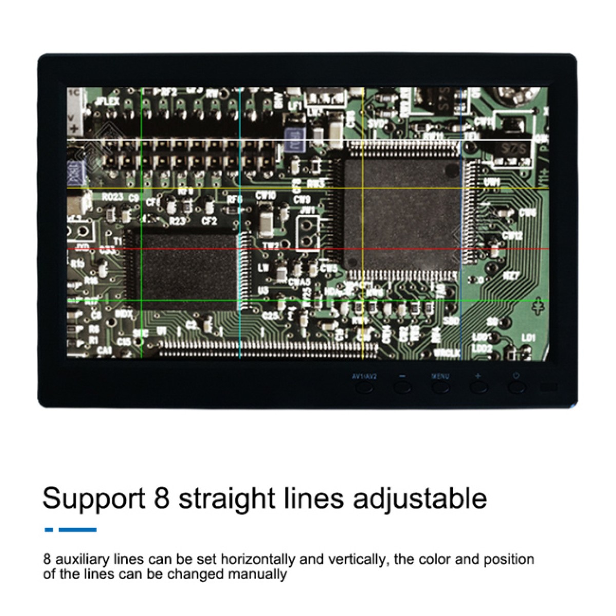 SUNSHINE ψηφιακό μικροσκόπιο MS10E-03 με 10.1" οθόνη, 8x, LED, 38MP