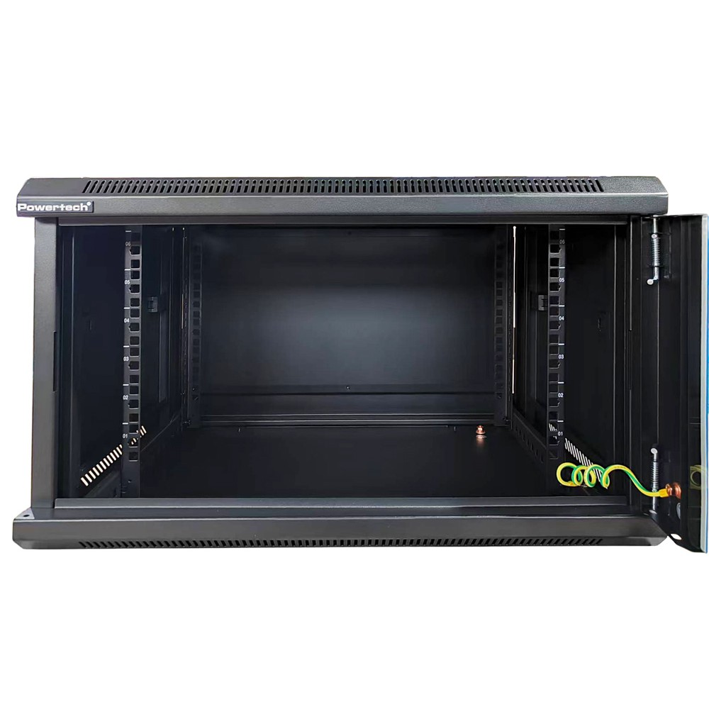 POWERTECH επιτοίχια καμπίνα rack 19" NETW-0037, 600 x 450 x 370mm, 6U