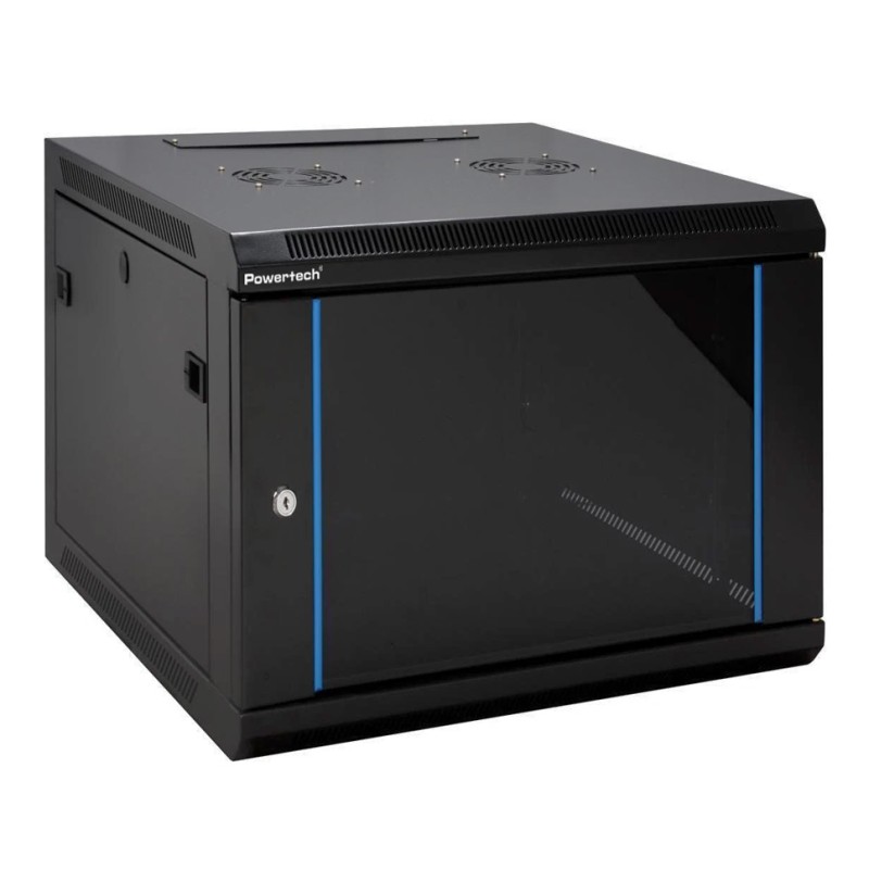 POWERTECH επιτοίχια καμπίνα rack 19" NETW-0038, 600 x 450 x 500mm, 9U