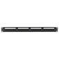 POWERTECH patch panel NETW-0046 για rack 19"/1U, 24 θυρών, CAT 6 UTP, μαύρο