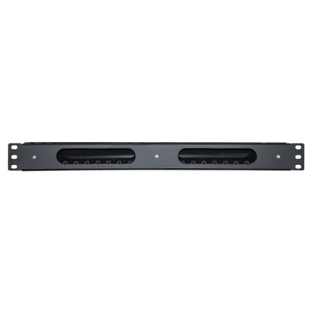 POWERTECH cable management NETW-0048 για rack 19"/1U, πλαστικό, μαύρο