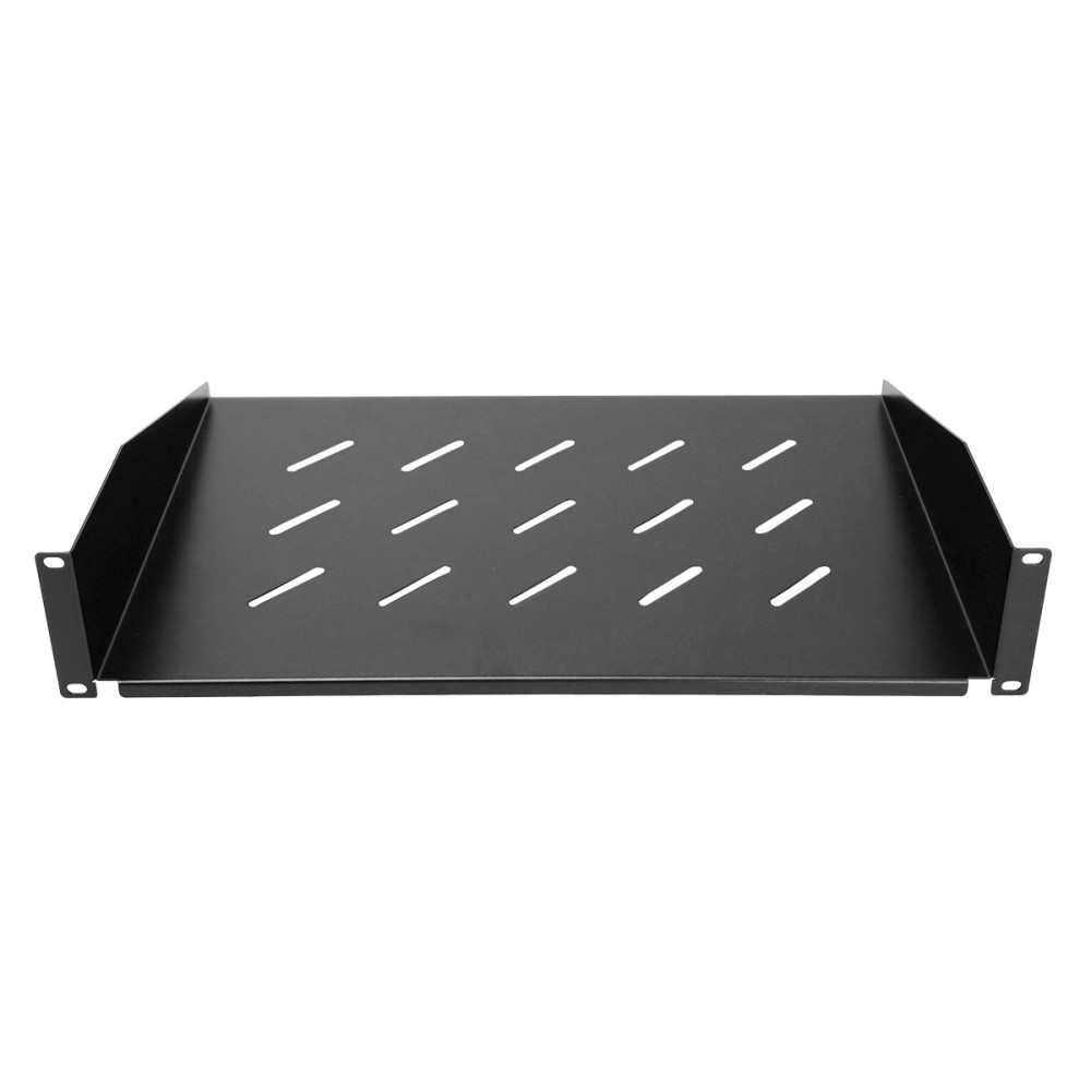 POWERTECH σταθερό ράφι για rack 19" NETW-0053, 2U, βάθος 300mm, μαύρο