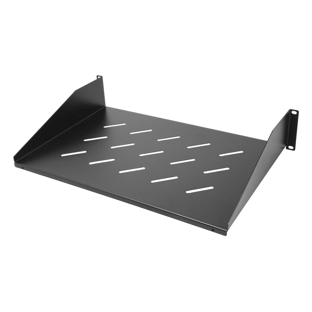 POWERTECH σταθερό ράφι για rack 19" NETW-0053, 2U, βάθος 300mm, μαύρο