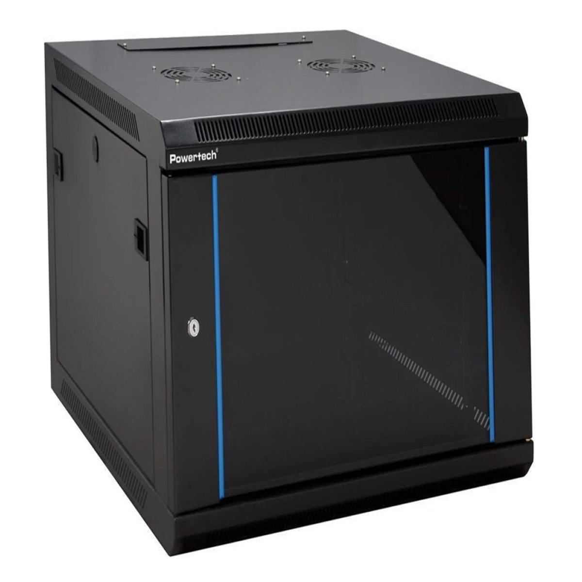 POWERTECH επιτοίχια καμπίνα rack 19" NETW-0055, 600 x 450 x 636mm, 12U