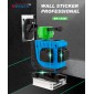NOYAFA γραμμικό αλφάδι laser NF-112G, με πράσινη δέσμη 12 ακτίνων 3D