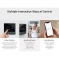 SONOFF smart panel ελέγχου NSPanel με οθόνη αφής, 2-gang, Wi-Fi, λευκό