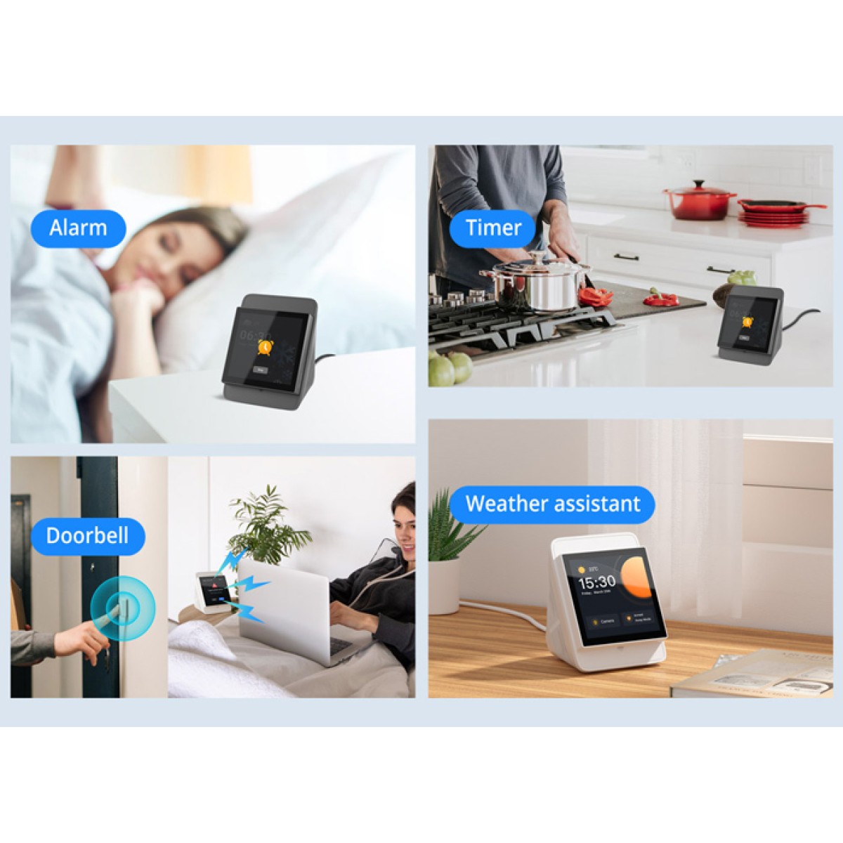 SONOFF smart panel ελέγχου NSPanel Pro, οθόνη αφής, Wi-Fi, Zigbee, λευκό