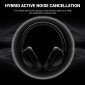 ONEODIO headphones Focus A5, ενσύρματα & ασύρματα, Hybrid ANC, 40mm, 600mAh, μαύρο