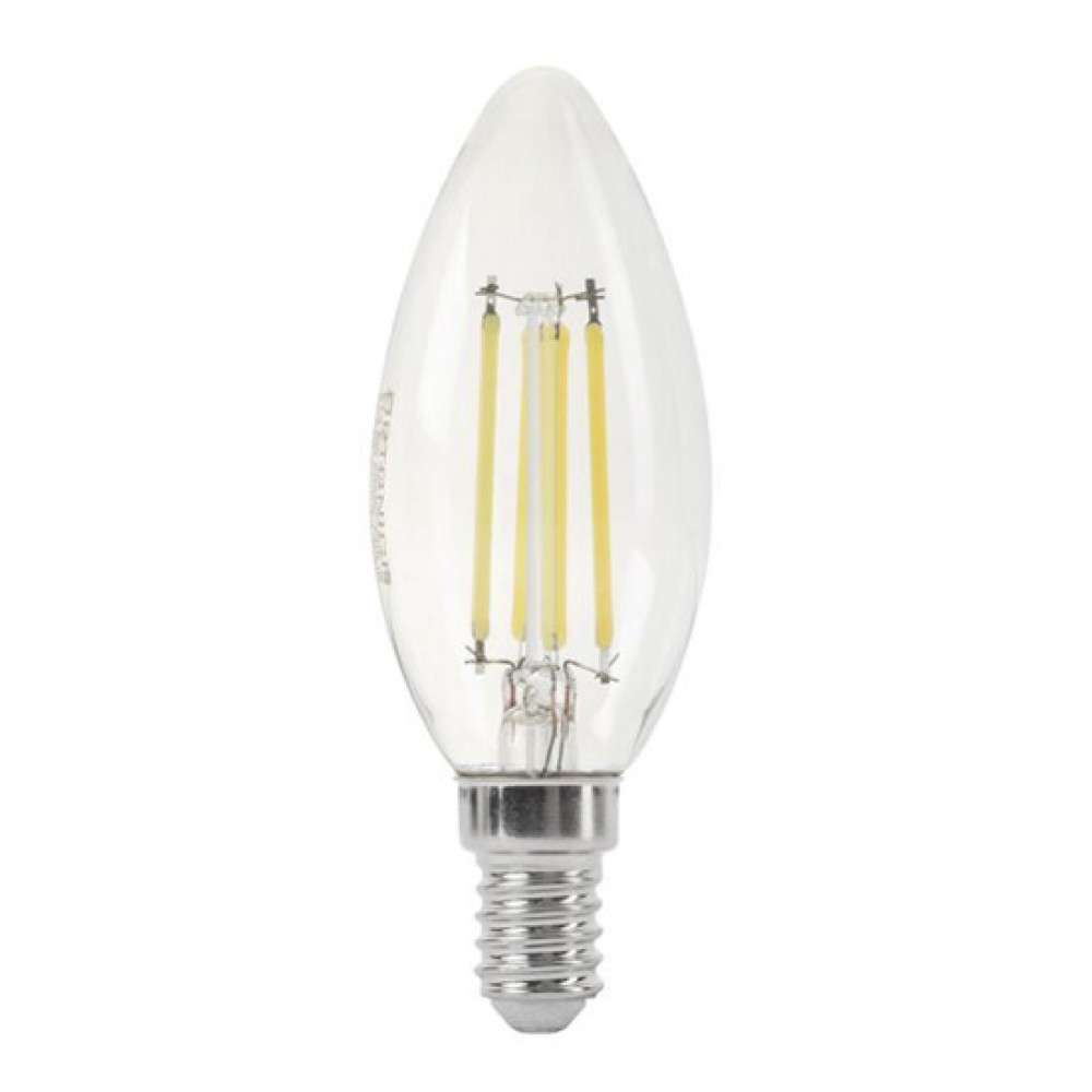 OPTONICA LED λάμπα candle C35 1472, Filament, 4W, 2700K, 400lm, E14