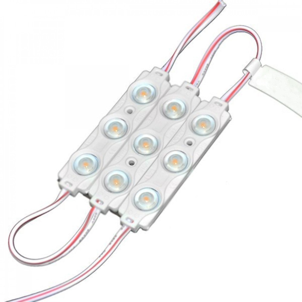 OPTONICA LED lens module 4513, 12V, 0.72W, 3000K, IP65