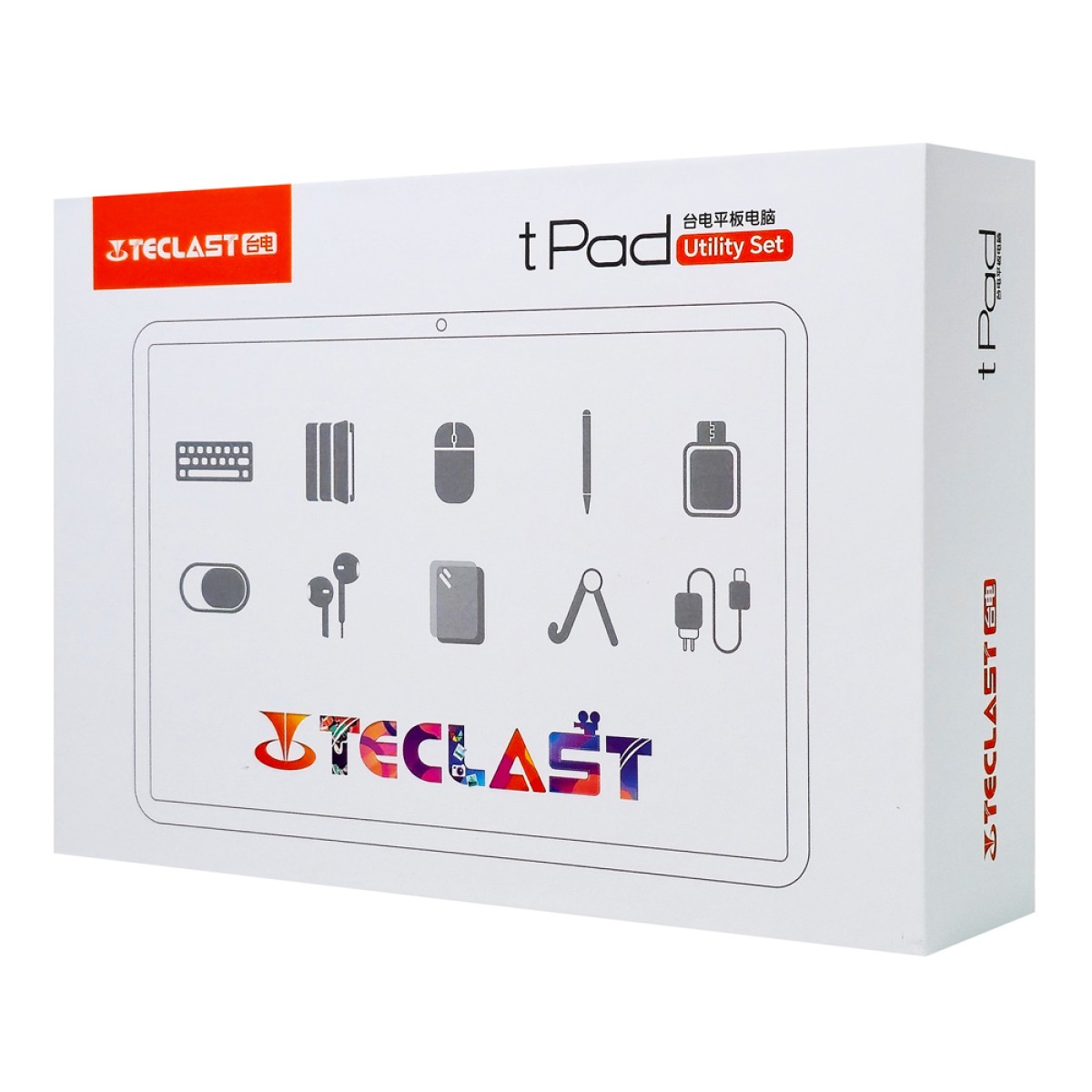 TECLAST tablet P33 με πληκτρολόγιο/ποντίκι/στυλό αφής/θήκη/βάση, 10.1", 3/64GB, Android 15, 6000mAh, μπλε