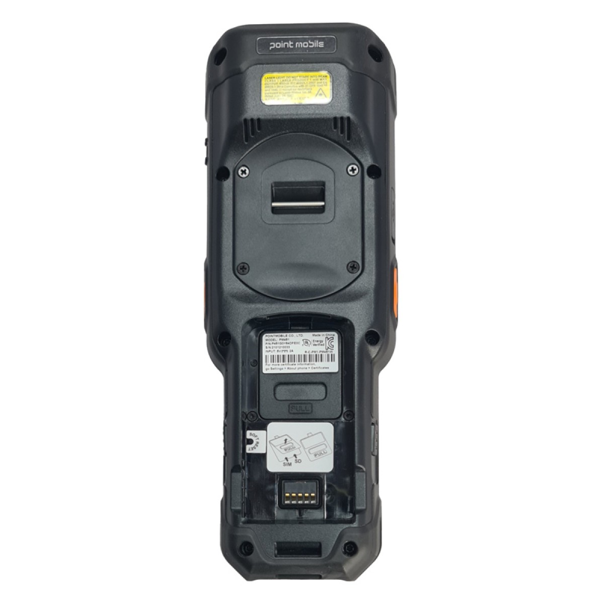 POINT MOBILE PDA P451G3, Wi-Fi, 1D & 2D barcodes, 4.3", 4/64GB, μαύρο