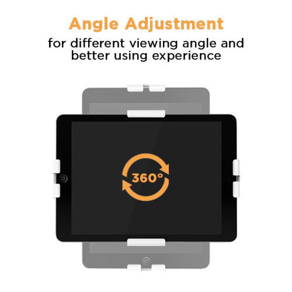 BRATECK βάση tablet δαπέδου PAD33-01, αντικλεπτική, 7.9-11", μαύρη