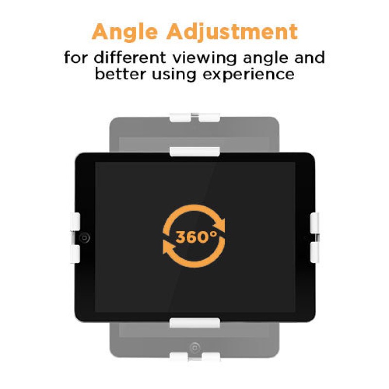 BRATECK βάση tablet δαπέδου PAD33-01, αντικλεπτική, 7.9-11", μαύρη