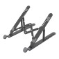 ORICO πλαστική βάση για laptop PFB-A23, 11-17", foldable, πλαστική, μαύρη