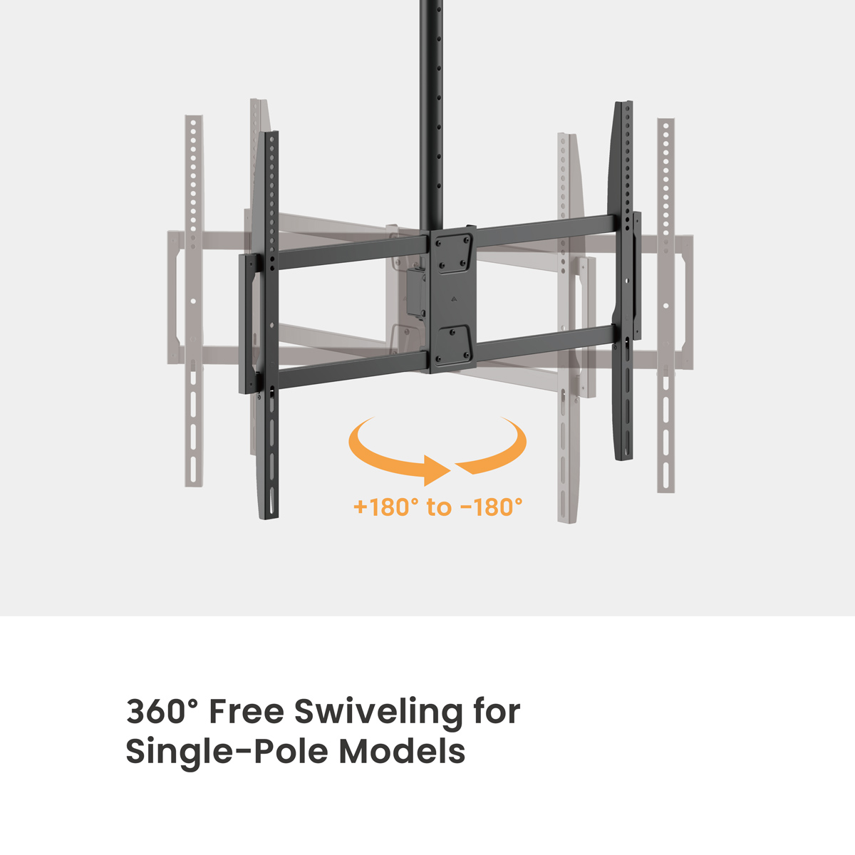BRATECK βάση τηλεόρασης οροφής PLB-CE1568XL, 50-100", έως 80kg, heavy duty