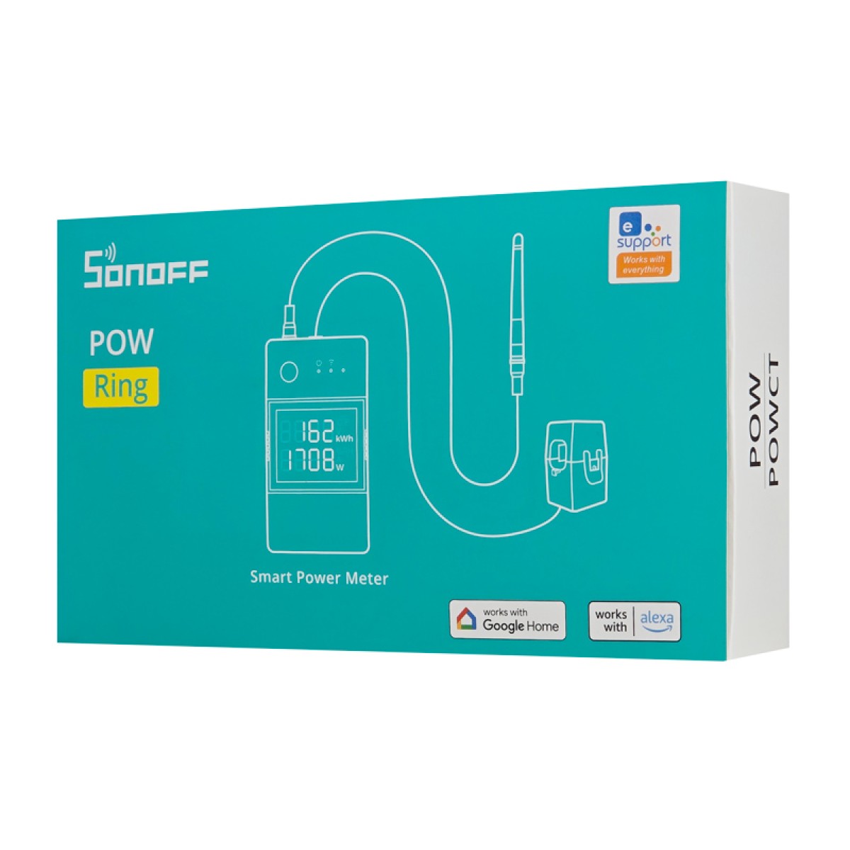 SONOFF smart μετρητής κατανάλωσης ρεύματος POWCT, WiFi, 100A
