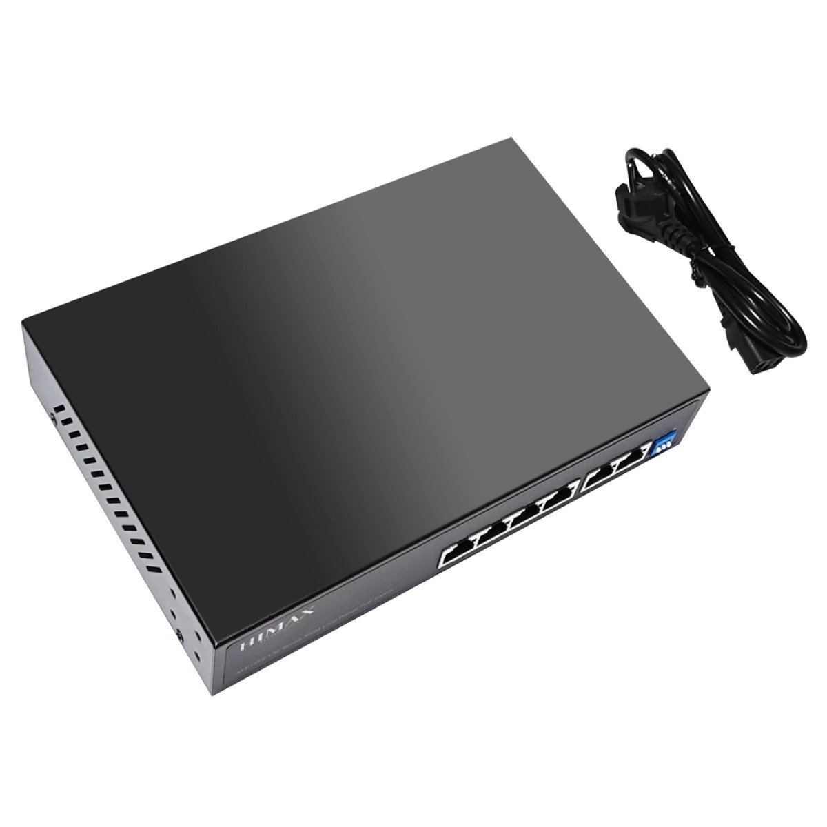 HIMAX PoE switch PS1402E-L, 4x Ethernet PoE & 2x Ethernet θύρες, έως 100Mbps