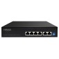 HIMAX PoE switch PS1402E-L, 4x Ethernet PoE & 2x Ethernet θύρες, έως 100Mbps