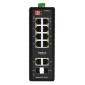 HIMAX industrial PoE switch PS1802FG-I, 8x GE PoE/2x GE/2x GF SFP θύρες, έως 1000Mbps