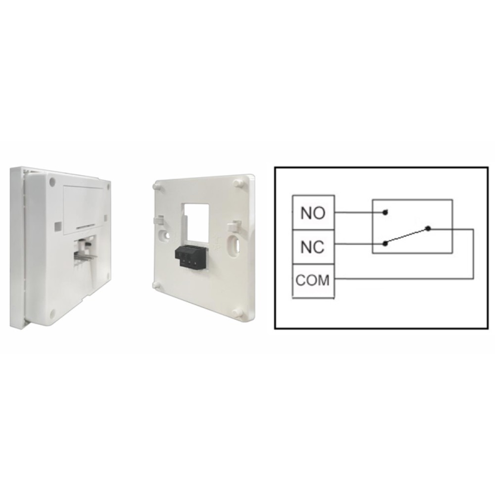 POWERTECH ψηφιακός θερμοστάτης χώρου PT-1046, αερίου, RF, λευκός