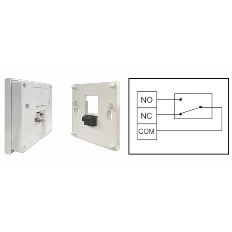 POWERTECH ψηφιακός θερμοστάτης χώρου PT-1046, αερίου, RF, λευκός