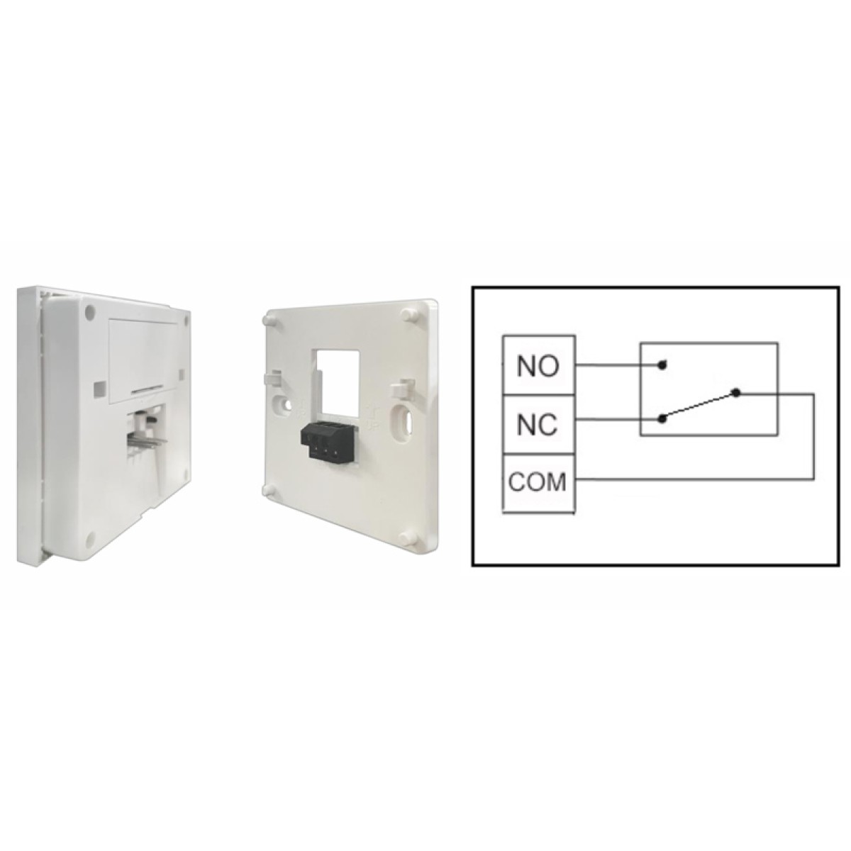 POWERTECH ψηφιακός θερμοστάτης χώρου PT-1047, αερίου, λευκός