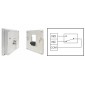 POWERTECH ψηφιακός θερμοστάτης χώρου PT-1047, αερίου, λευκός
