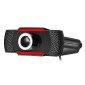 POWERTECH web camera PT-1078, 2.0MP Full HD, Plug & Play, 1.35m, μαύρη