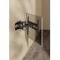 POWERTECH επιτοίχια βάση PT-1130 για τηλεόραση 37-80", full motion, 40kg