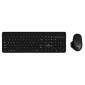 POWERTECH set ποντίκι & πληκτρολόγιο PT-1154, 2.4GHz & Bluetooth, μαύρο