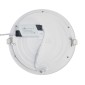 POWERTECH LED panel PT-1270 χωνευτό, 18W, Φ22cm, 4000K, 1440lm, λευκό