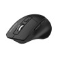 POWERTECH ασύρματο ποντίκι PT-1272, USB δέκτης, 1600DPI, μαύρο