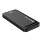 POWERTECH power bank PT-1326 με οθόνη, 10000mAh, 22.5W, μαύρο